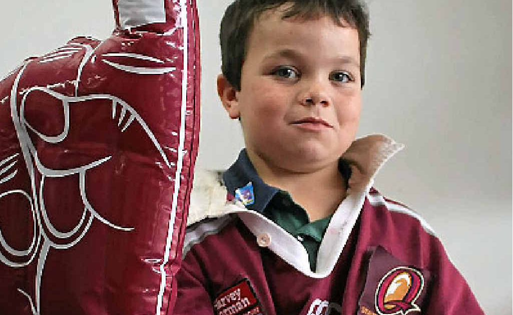 Hugh Inmon is revelling in Queensland’s win. Hugh Inmon is revelling in Queensland’s win.